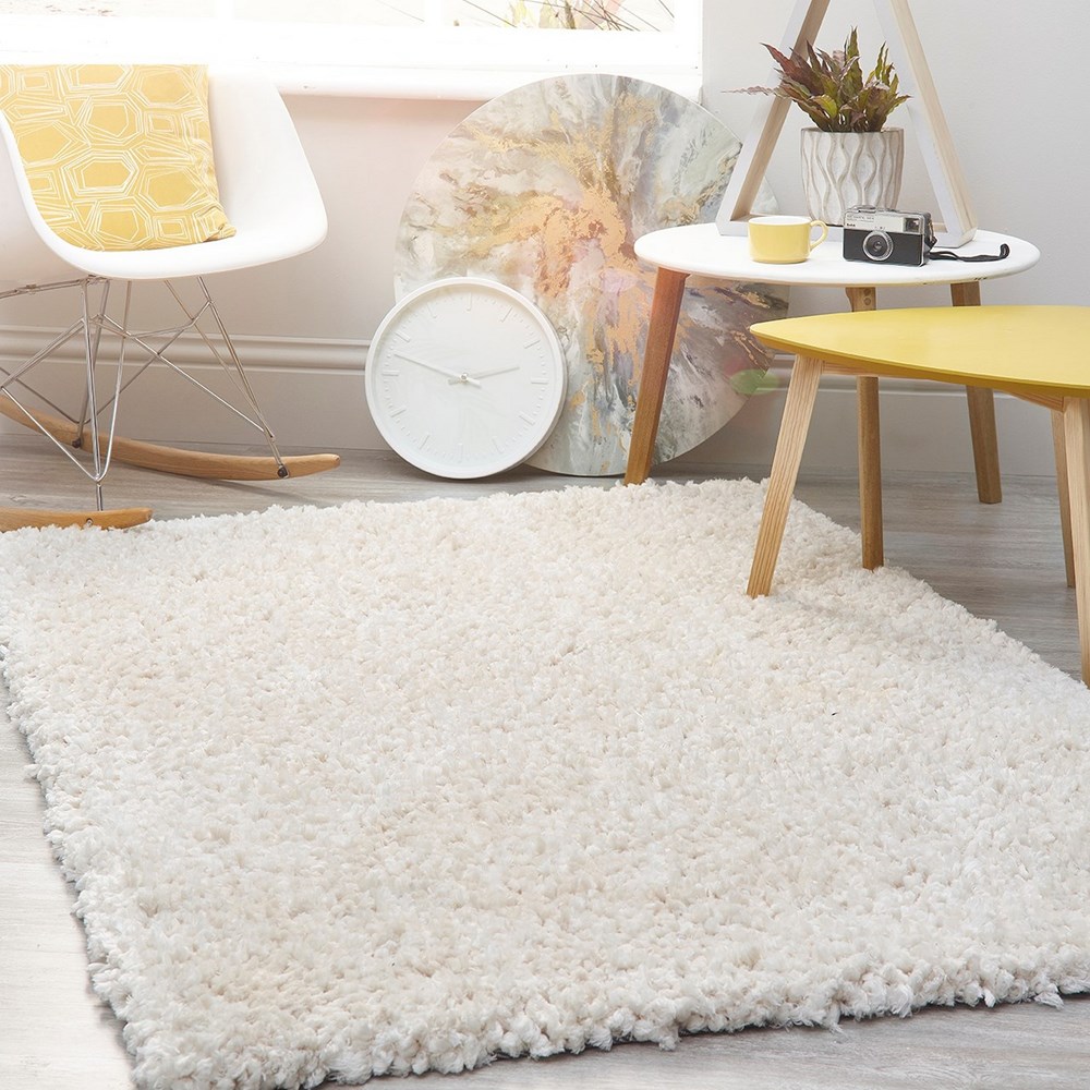 Origins Portland Shaggy Rugs in Cream